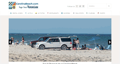 Desktop Screenshot of carolinabeach.com